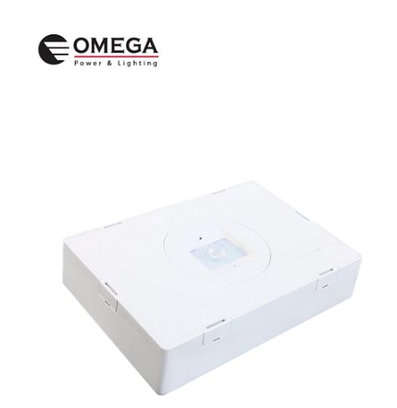 גוף תאורת חירום דגם ונוס מוגן מים IP65 צמוד תקרה מקצועי לתקרות גבוהות