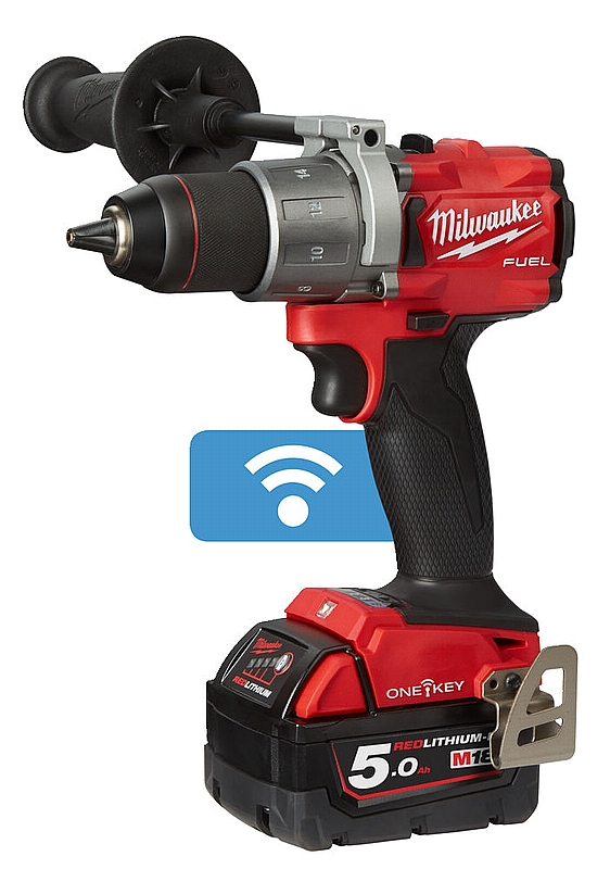 מברגה מקדחה MILWAUKEE 18V דגם ONEDD2 עם 2 סוללות 5A