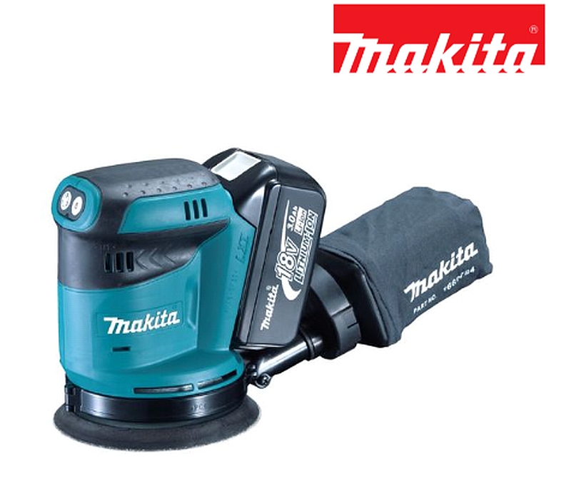 מלטשת אקצנטרית DBO180 18V Makita (גוף בלבד)