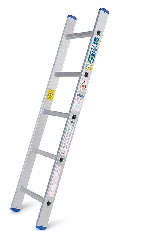 סולם אלומיניום יחיד נשען שלבים רגילים 17