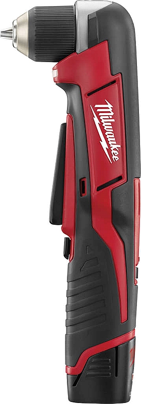 מברגה מקדחה זוויתית MILWAUKEE 12V דגם RAD עם 2 סוללות 2A