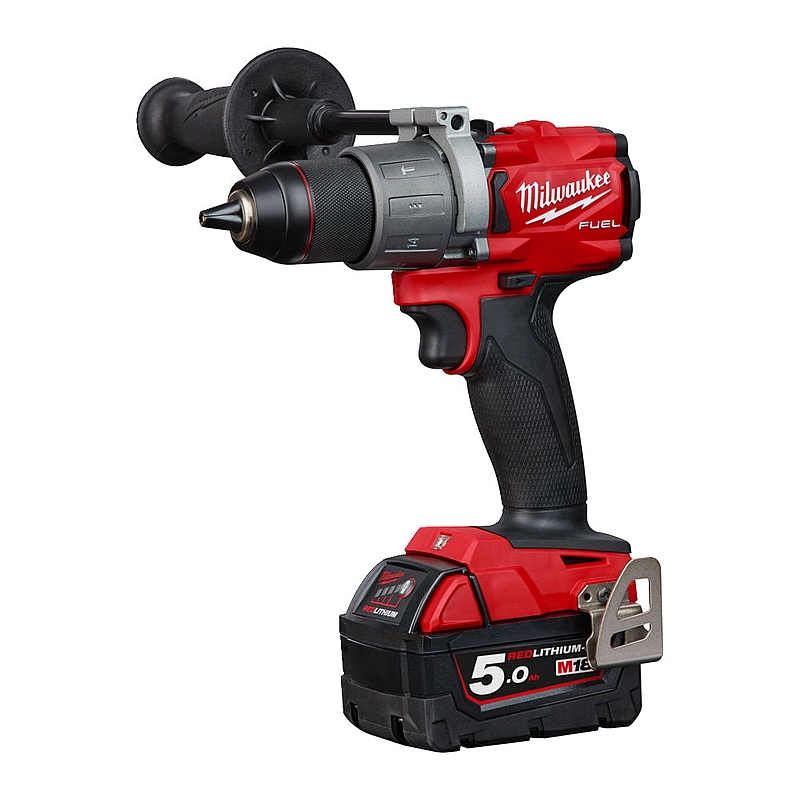 מברגה מקדחה רוטטת MILWAUKEE 18V דגם FPD2 עם 2 סוללות 5A