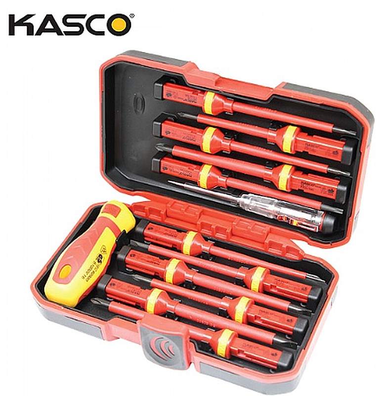 סט 13 מברגים מבודדים CR-V VDE 1000V מתחלף