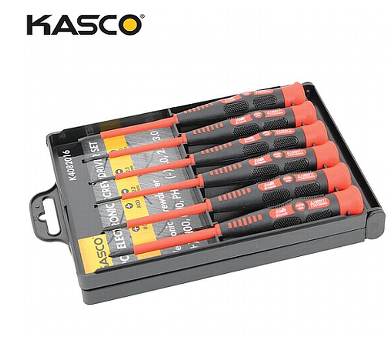 סט 6 מברגים שטוח + פיליפס ארוכים לאלקטרוניקה CR-V