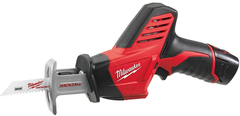 מסור חרב קומפקטי MILWAUKEE 12V דגם HZ עם 2 סוללות 2A