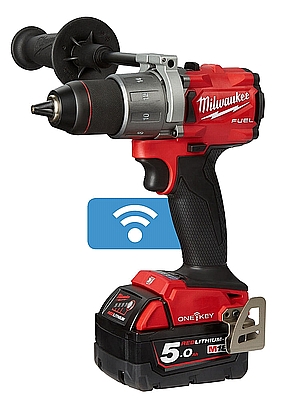 מברגה מקדחה MILWAUKEE 18V דגם ONEDD2 עם 2 סוללות 5A