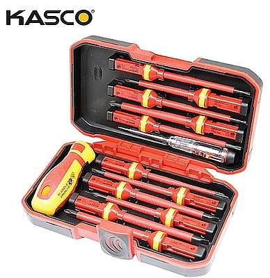 סט 13 מברגים מבודדים CR-V VDE 1000V מתחלף