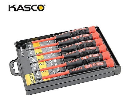 סט 6 מברגים שטוח + פיליפס ארוכים לאלקטרוניקה CR-V