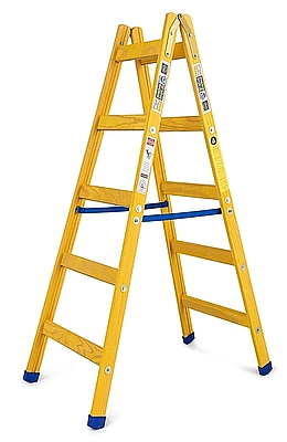 סולם עץ תיקני 2X5