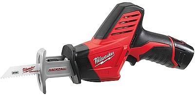 מסור חרב קומפקטי MILWAUKEE 12V דגם HZ עם 2 סוללות 2A