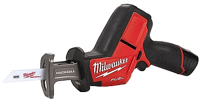 מסור חרב קומפקטי MILWAUKEE 12V דגם CHZ עם 2 סוללות 2A