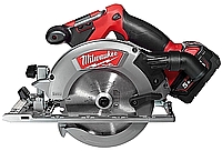 מסור עגול "6.5 MILWAUKEE 18V דגם CCS55 עם 2 סוללות 5A