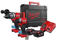 סט 2 מברגות MILWAUKEE 18V דגם ONEPP2A2 עם 2 סוללות 5A