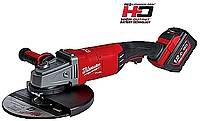 משחזת זווית "7 RAPID STOP MILWAUKEE 18V דגם  FLAG180 XPDB עם 1 סוללה 12A