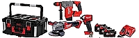 סט 3 כלים MILWAUKEE 18V דגם SET FUEL 11 עם 3 סוללות 5A