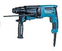 פטישון חשמלי 3 מצבי עבודה במזוודה עם פוטר - MAKITA HR2630X7 800W 2.4J