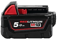 סוללת ליתיום MILWAUKEE 18V 5Ah דגם M18 B5